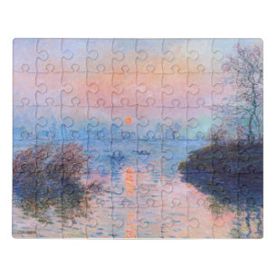 Sunset on the Seine Claude Monet  Jigsaw Puzzle