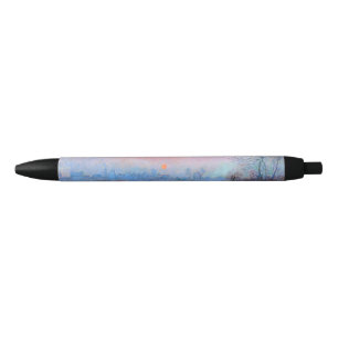 Sunset on the Seine Claude Monet   Pen