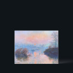 Sunset on the Seine Claude Monet   Postcard<br><div class="desc">Sunset on the Seine. Claude Monet. 1874. Reproduction of famous works of art  images in the public domain.</div>