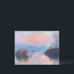 Sunset on the Seine Claude Monet   Postcard<br><div class="desc">Sunset on the Seine. Claude Monet. 1874. Reproduction of famous works of art  images in the public domain.</div>