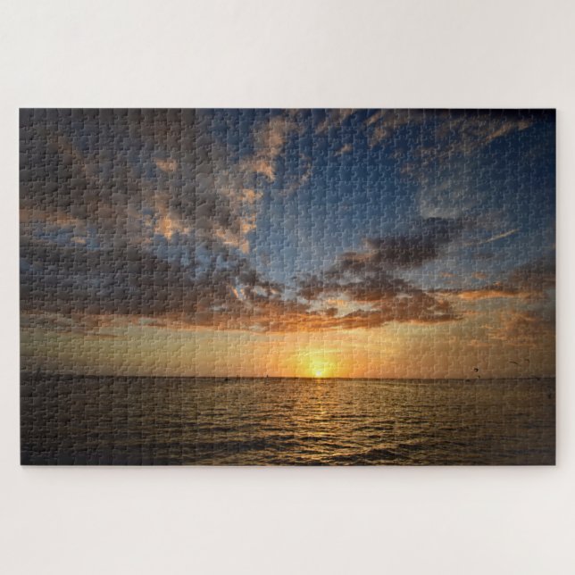 Sunset on the Water - 20x30 - 1014 pcs Jigsaw Puzzle (Horizontal)