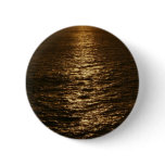 Sunset on the Water Abstract Ocean Photography Button