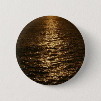 Sunset on the Water Abstract Ocean Photography Button