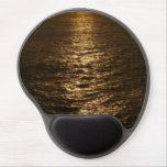 Sunset on the Water Abstract Ocean Photography Gel Mouse Pad