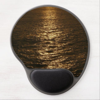 Sunset on the Water Abstract Ocean Photography Gel Mouse Pad