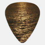 Sunset on the Water Abstract Ocean Photography Guitar Pick