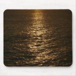 Sunset on the Water Abstract Ocean Photography Mouse Pad