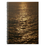 Sunset on the Water Abstract Ocean Photography Notebook