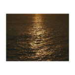 Sunset on the Water Abstract Ocean Photography Postcard