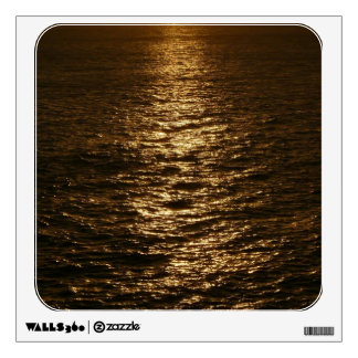 Sunset on the Water Abstract Ocean Photography Wall Sticker