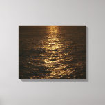 Sunset on the Water Abstract Photography Canvas Print