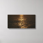 Sunset on the Water Abstract Photography Canvas Print