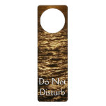 Sunset on the Water Abstract Photography Door Hanger
