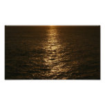 Sunset on the Water Abstract Photography Photo Print