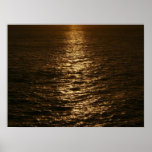 Sunset on the Water Abstract Photography Poster