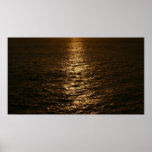 Sunset on the Water Abstract Photography Poster