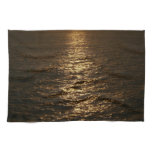 Sunset on the Water Abstract Photography Towel