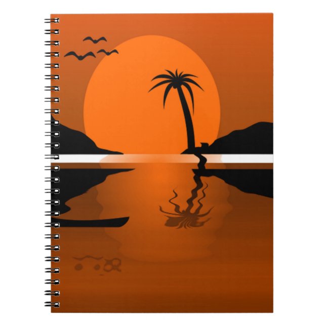 SUNSET ON THE WATER NOTEBOOK (Front)