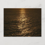 Sunset on the Water Ocean Photography Postcard