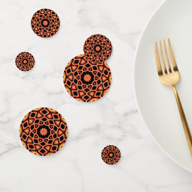 SUNSET ORANGE CONFETTI (Group)