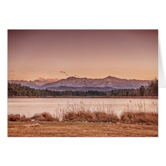 Sunset Osterseen Cards (Front Horizontal)