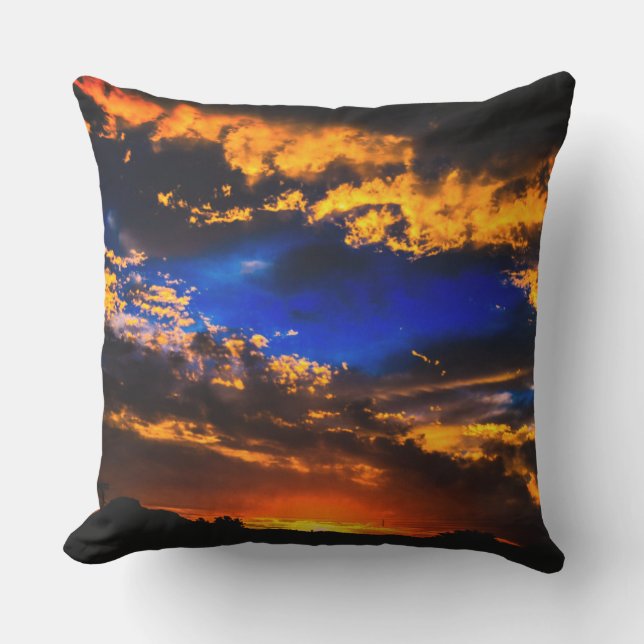 Sunset Outdoor Pillow (Front)