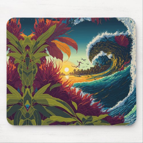 Sunset Outside Set Mouse Pad