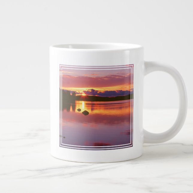 Sunset Over Alexander Bay Giant Coffee Mug (Right)
