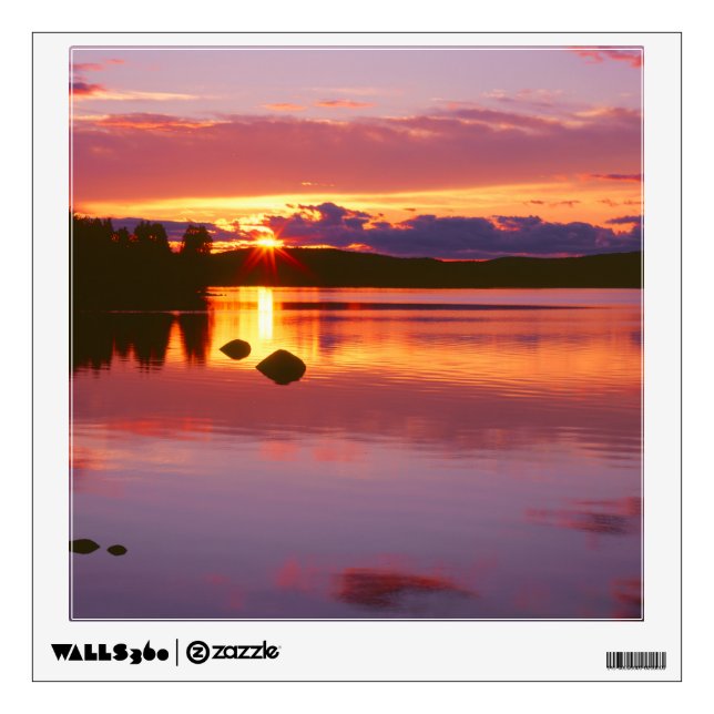 Sunset Over Alexander Bay Wall Decal (Front)