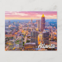 Sunset Over Atlanta, Georgia, United States