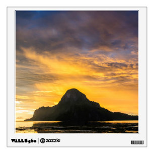 Sunset Over Bacuit Archipelago Wall Decal