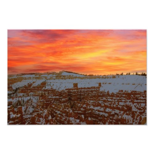 Sunset over Bryce Canyon by Laurie Larson Photo Print