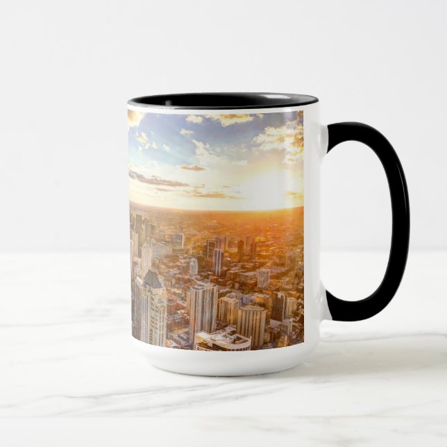 Sunset Over Chicago Mug (Right)