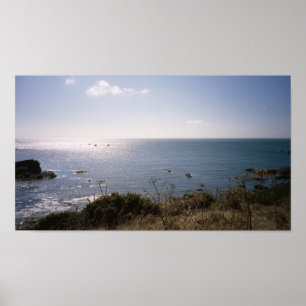 Sunset over Cornwall Poster