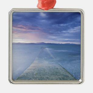 Sunset Over Dundalk Bay Metal Ornament