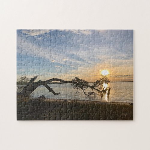 Sunset Over East Bay Jigsaw Puzzle