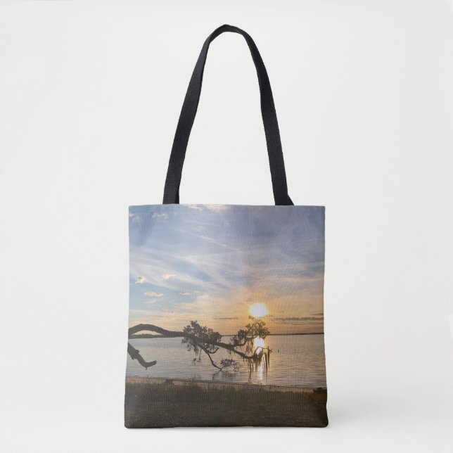 Sunset Over East Bay Tote Bag (Front)
