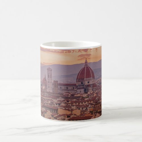 Sunset over Florence Italy Coffee Mug