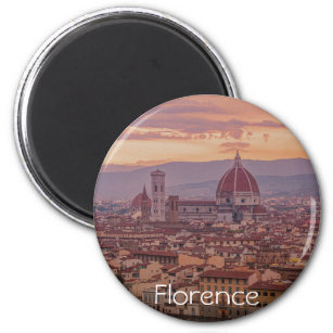 Sunset over Florence, Italy Magnet