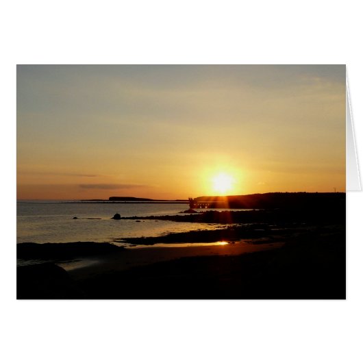 Sunset over Galway Bay Cards (Front Horizontal)