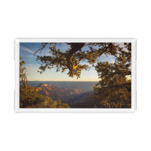 Sunset over Grand Canyon Acrylic Tray