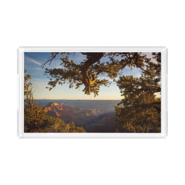 Sunset over Grand Canyon Acrylic Tray (Front)