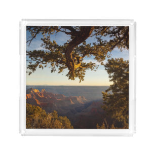 Sunset over Grand Canyon Acrylic Tray