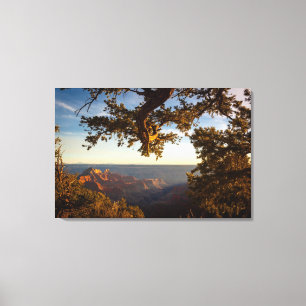 Sunset over Grand Canyon Canvas Print