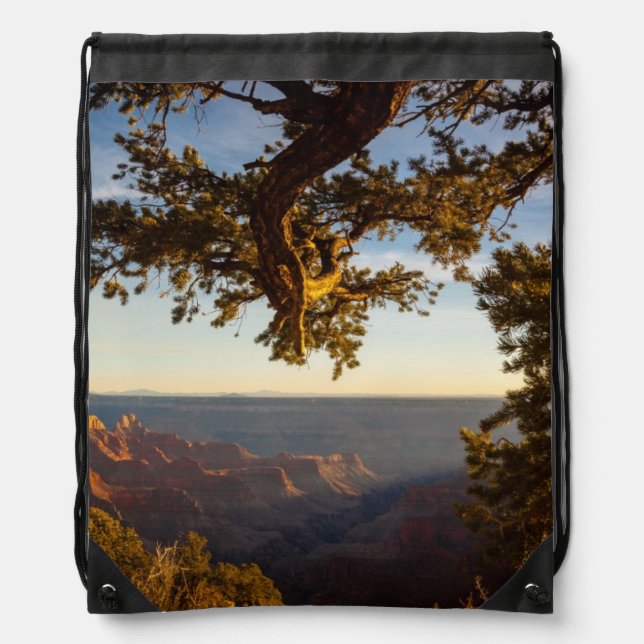 Sunset over Grand Canyon Drawstring Bag (Front)