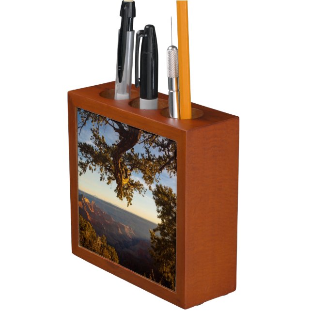 Sunset over Grand Canyon Pencil Holder (In Situ)