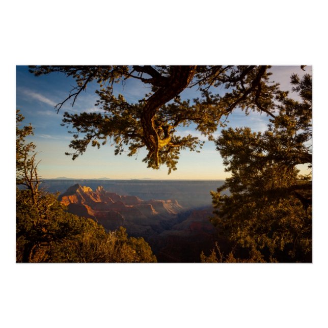 Sunset over Grand Canyon Poster (Front)