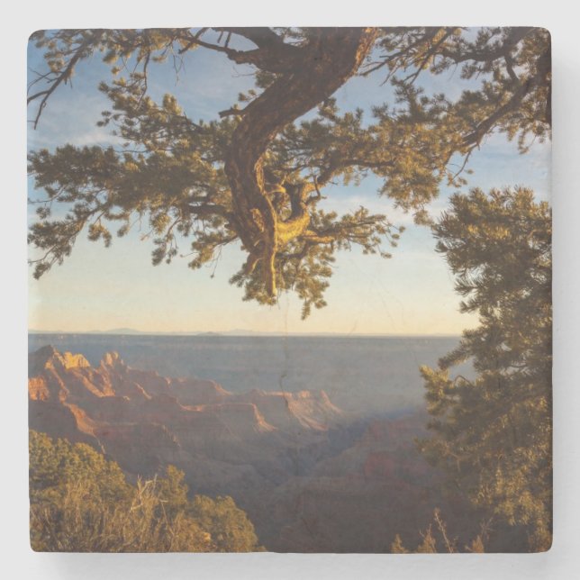 Sunset over Grand Canyon Stone Coaster (Front)