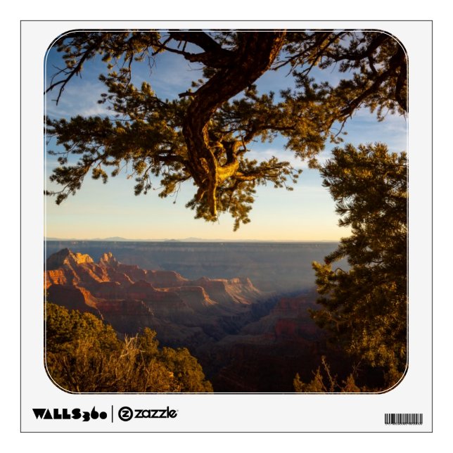 Sunset over Grand Canyon Wall Sticker (Front)