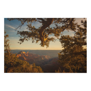 Sunset over Grand Canyon Wood Wall Art